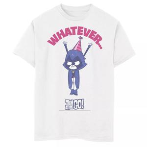 Комиксы DC для мальчиков 8–20 лет с графикой «Юные титаны, вперед!» Футболка с портретом и рисунком Raven What's Party Licensed Character