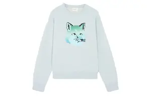 Maison Kitsune Свитшот мужской светло-голубой