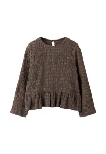 Блузка прямого кроя Name It, Peppercorn