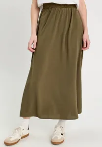 Алиновая юбка ausgestellter fliessender Cache Cache, Vert Kaki