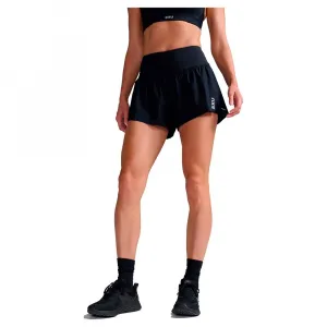 Шорты 2XU Aero Hi Rise 3В'' 2 in 1 shorts, черный