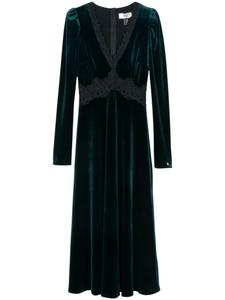 NISSA макси-платье с логотипом, зеленый