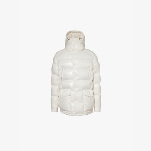 Куртка-Парка с фирменным значком Chiablese Moncler, белый