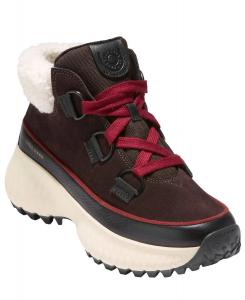 Cole Haan Zerogrand Flurry Женские сапоги-хайкеры из искусственного меха цвета темный шоколад