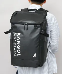 Рюкзак Kangol, вместительный, коробчатой формы, идеально подходит для школы и путешествий.