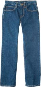 Carhartt Girl's Denim 5 Pocket Jean, Medium Wash
