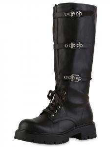 Ботинки на шнуровке Emily темно-коричневого цвета VAN HILL