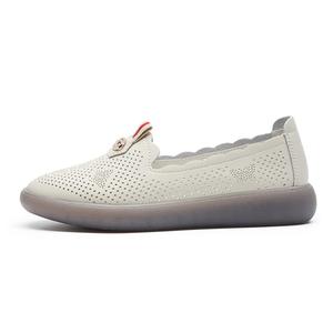 AOKANG Лоферы женские черные/экрю, цвет Ecru