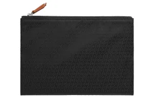 HERMES Косметичка Silky Pocket Cow Leather женская черная