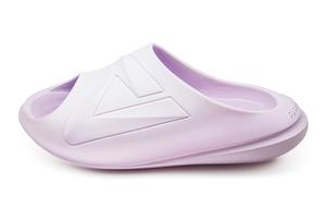 Очень маленькие толстые шлепанцы унисекс светло-фиолетовые снежно-белые Peak