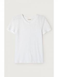American Vintage Футболка SON28GE/BLANC в цвете Blanc