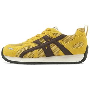 AGSDON Женские легкие дышащие низкие кеды на платформе 4,5 см желтые, цвет Yellow