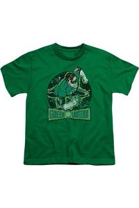 Футболка DC Comics In The Spotlight с коротким рукавом для детей Gildan, зеленый