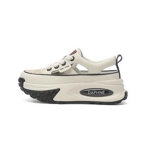 Кроссовки женские для повседневной носки средней высоты Daphne, бежевый/черный
