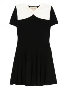 Платье мини с бантом Valentino Garavani, черный