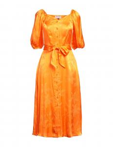 Платье миди Closet, оранжевый