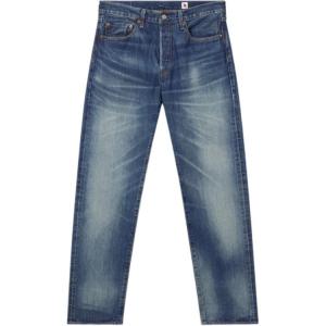 Стиранные синие джинсы Levi's 501, произведено в Японии, 1980-е