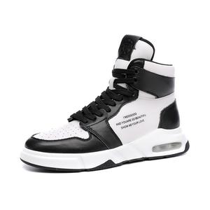 Короткие ботинки мартин 4 см мужские BABINDA, черный/белый