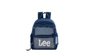 Lee Джинсовый рюкзак с ПВХ спинкой унисекс светло-голубой деним/тёмно-синий деним, Dark Denim Blue