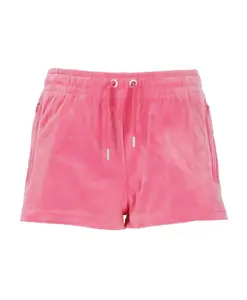 Шорты цвета фуксии с отделкой стразами Juicy Couture, розовый