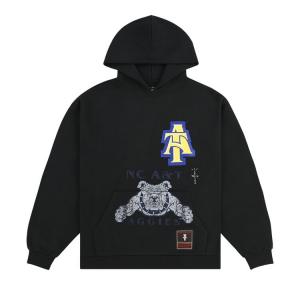 Худи Cactus Jack By Travis Scott Cactus Jack by Travis Scott x Mitchell & Ness North Carolina A&T University Hoodie, черный