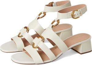 Туфли Cole Haan Lyanna Link Ankle Strap Sandals, Ivory Leather