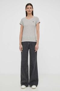 Хлопковая футболка G-Star, серый