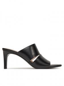 Мюли Heel Mule 70 - Lth 2 Straps HW0HW02460 Calvin Klein, черный