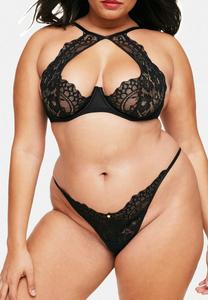 Бюстгальтер балконет TALULAH UNLINED PLUS BALCONETTEBRA JET BLACK Adore Me, черный