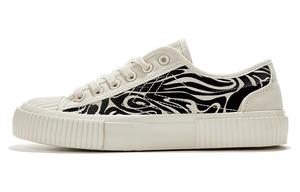 Feiyue Нескользящие износостойкие низкие парусиновые туфли женские бежевые