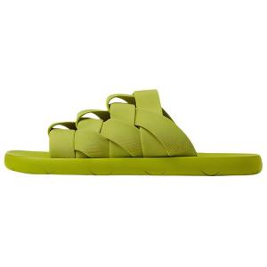Шлепанцы мужские Bottega Veneta, зеленый