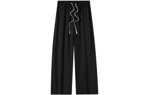 Вязаные спортивные брюки унисекс COMOWA, черные (брюки до щиколотки)