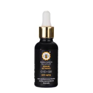 Сыворотка для лица с витаминами С+Е и коэнзимом Q10, 30 мл Miodowa Mydlarnia