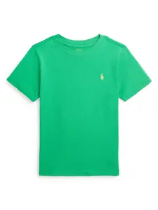 Футболка с вышивкой Polo Pony POLO RALPH LAUREN KIDS, зеленый