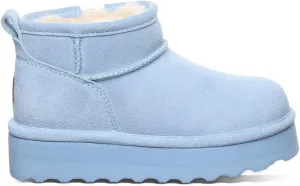 Детские ботинки BEARPAW Retro Shorty | 3” замшевые слипоны | Подкладка из шерстяной смеси | Зимние ботинки для дома и улицы, синий