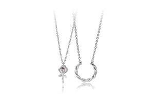 Унисекс ожерелье GIFU, розовый