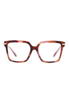 Dolce & Gabbana Eyewear очки в квадратной оправе, розовый