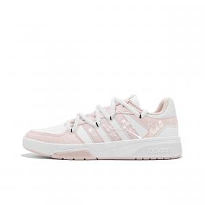 Adidas COURTBEAT Cherry Blossom Charm, синтетическая кожа, противоскользящая поверхность, амортизация, износостойкость, низкие кеды
