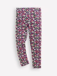 Детские хлопковые легинсы с принтом Mini Boden, Purple Vintage Berry