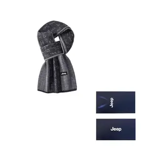 Шерстяной вязаный шарф для мужчин Jeep