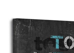 Картина на холсте Hustling Sharks T.E.A.M., черный