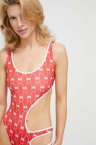 Цельный купальник Pinko, красный