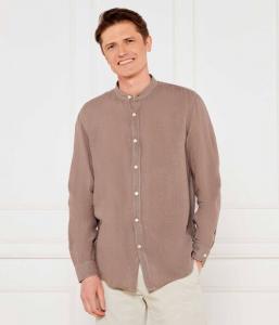 Льняная рубашка race_1_m Regular fit Boss Orange, желтый