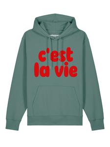 Толстовка Watapparel Cest La Vie, изумрудный