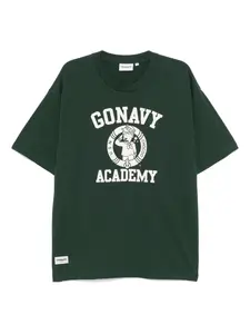 Футболка с принтом Chocoolate, зеленый