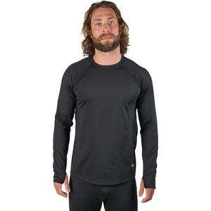 Мужская футболка-футболка Summit Base Layer с круглым вырезом Blackstrap, Black