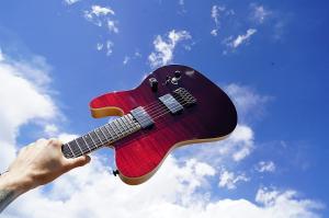 Электрогитара Schecter DIAMOND SERIES SLS ELITE PT - Blood Burst 6-String Electric Guitar