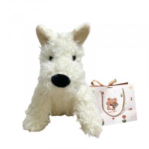 Милый шарф West Highland плюшевая кукла высота 20cm/25cm/35cm OU DI PIG