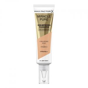 Тональный крем Miracle Pure для улучшения состояния кожи Max Factor, цвет 40 light ivory, 30 мл