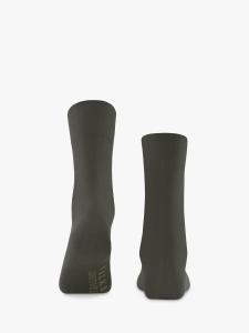 Носки FALKE Sensitive London до щиколотки хлопковые, зеленый